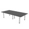 Skutchi Designs 45 in W, 96 in L, 29 in H, Engineered Wood Top, Grey HAR-REC-48X93-PT-AN - alternate 1